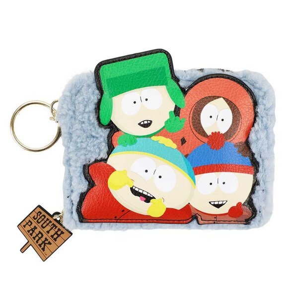 South Park Character Faux Shearling Card Wallet - Picture 1 of 8
